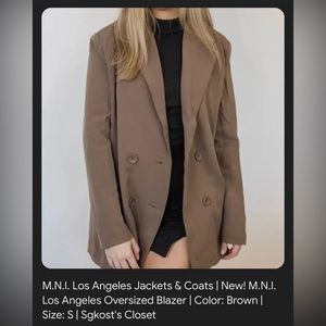 N.m.I. Los Angeles double breasted blazer